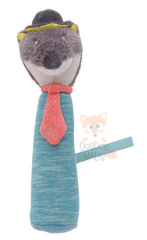  mademoiselle et ribambelle rattle blue otter pink tie 